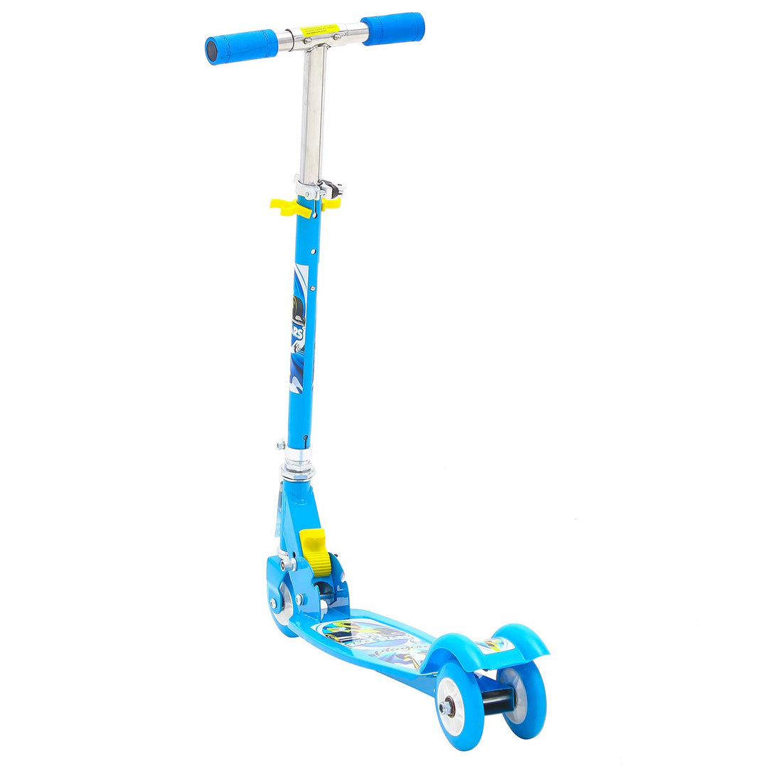 Boys & Girls Skate Kick Scooter for Kids 3 Wheel Lean to Steer 3 Adjustable Height with Suspension