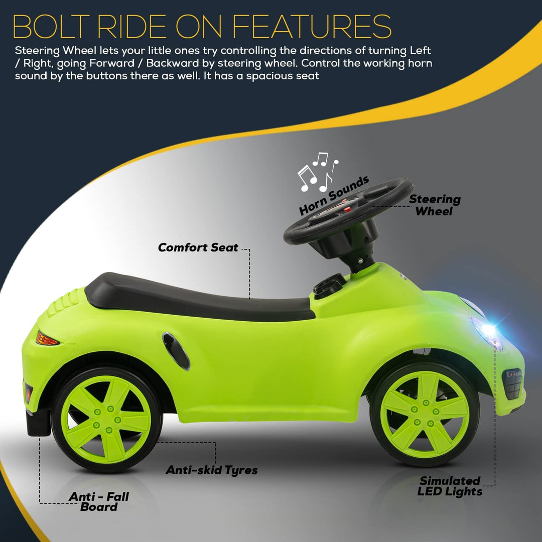 Ride On Car for Kids ,Push Car Kids Car Toys for Kids with Music & Led Light