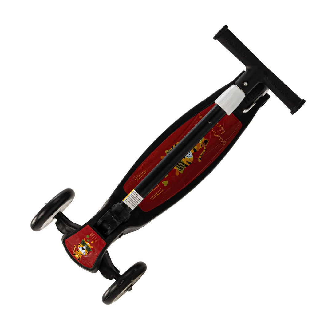 GoodLuck Baybee Skate Scooter for Kids 3 Wheel Lean to Steer 3 Adjustable Height with PVC Wheels and Suspension Scooters for Kids Boys & Girls 3+ Years