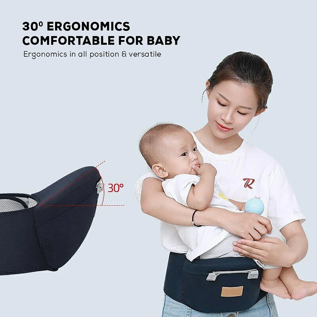 Baybee 6 in 1 Ergo Hip Seat Baby Carrier with 6 Carry Positions, Baby Carrier Cum Kangaroo Bag | Baby Carry Sling Front Back Carrier with Safety Belt | Baby Carry Bags for 0 to 2 Years