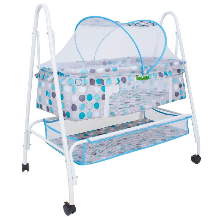Newborn Baby Cradle - Baby Sleep Swing Cradle, Baby Cotton Cot Bed, Baby Bedding Set with Net 0-12 Months
