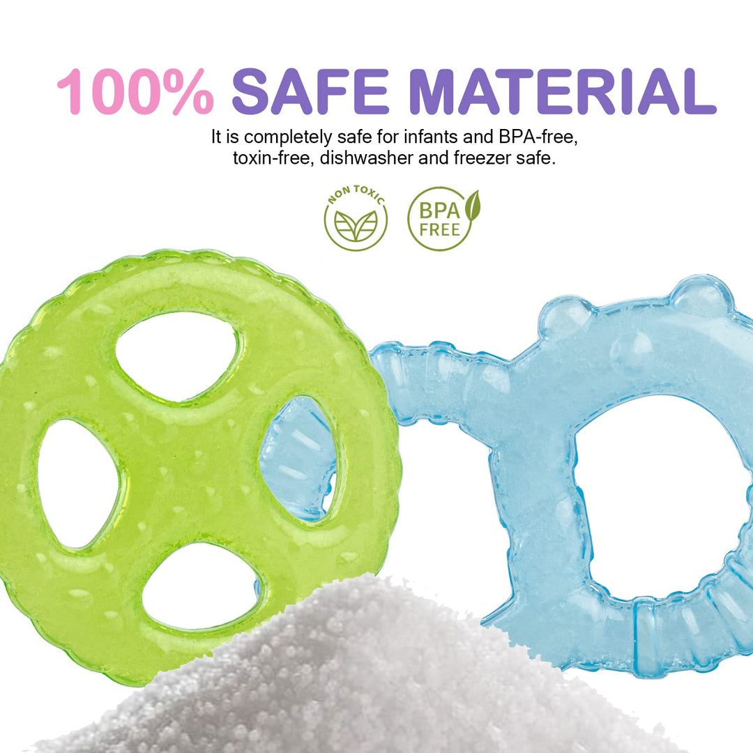 Silicon Teether for Babies, Non-Toxic Food Grade, BPA-Free Silicon Teether for Infants, Freeze Safe Easy Teething & Chewing Play Toys for Baby