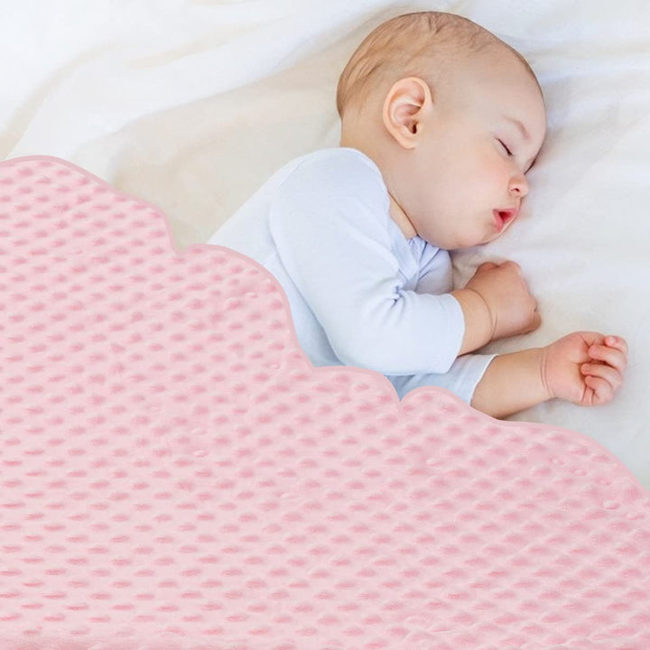 Premium Newborn Baby Muslin Swaddle Blanket Soft Cotton Baby Wrapper for Girls/Boys 100*75cm (Pink)