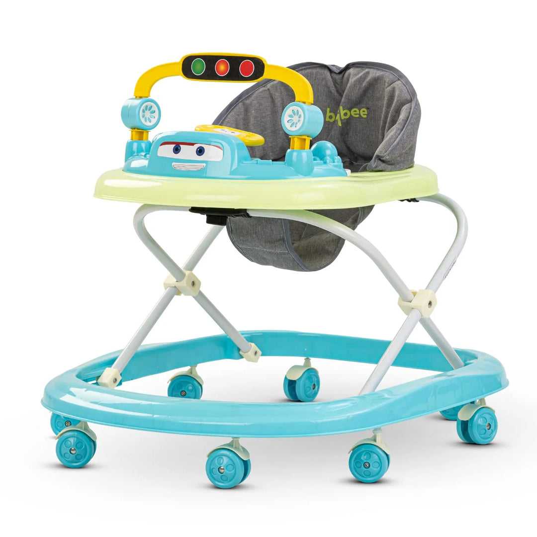 Round Kids Walker with 3 Height Adjustable | Walker for Baby with Baby Toys and Music, Kids Activity Walker | Walker Baby 6-18 Months Boy Girl