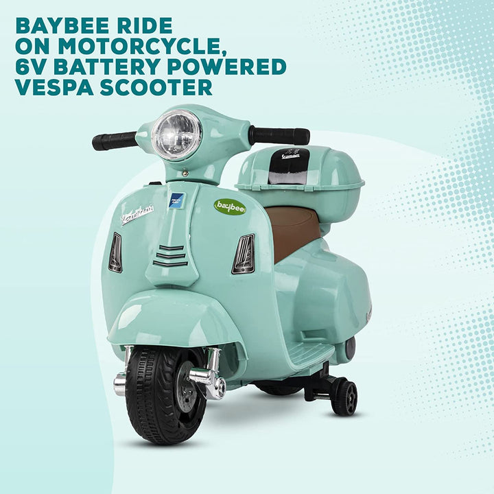 Mini Vespa Rechargeable Battery Operated Ride on Electric Bike/Scooter for Kids to Drive Ride on Toys Suitable for Boys & Girls