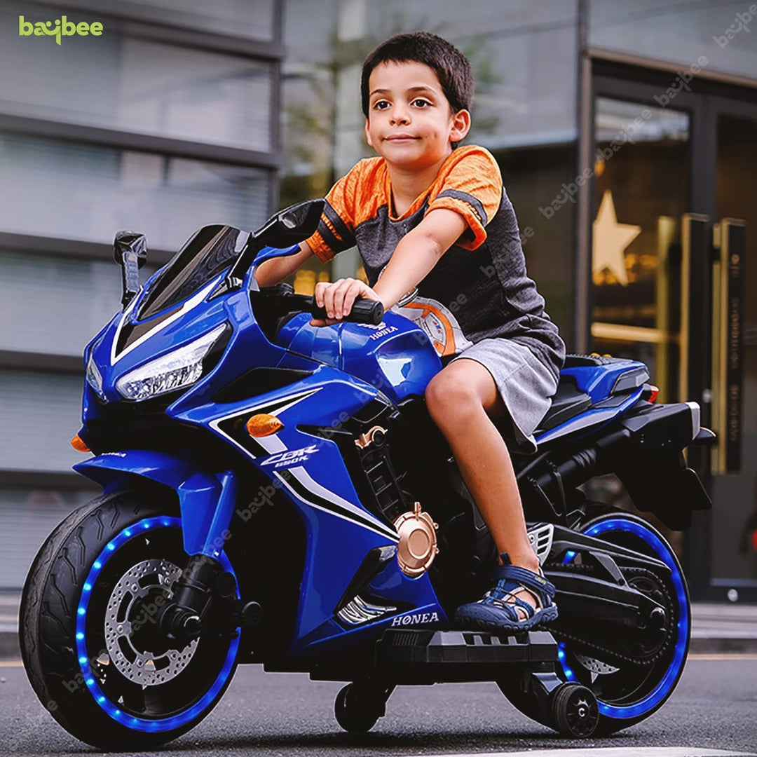 Baby Bike Blue CBR Kids Battery Operated Bike For Kids, Racing
