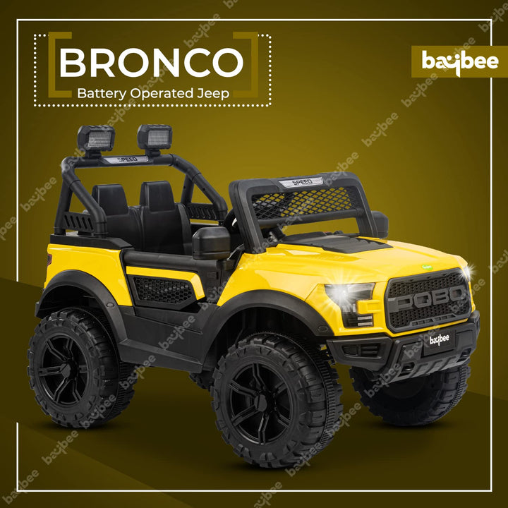 Bronco Battery Operated Electric Kids Car, Ride on Baby Car with Bluetooth