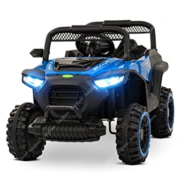 Battery Operated Jeep for Kids, Ride on Toy Kids Car with Bluetooth & Music