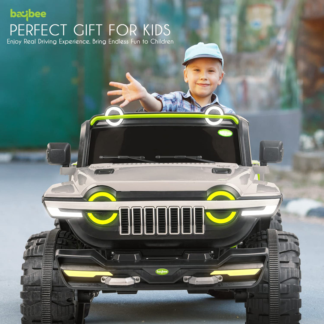 Battery Operated Jeep for Kids, Ride on Toy Kids Car with Music & Light | Baby Big Rechargeable Battery Car Jeep | Electric Jeep Car for Kids to Drive 2 to 8 Years Boy Girl