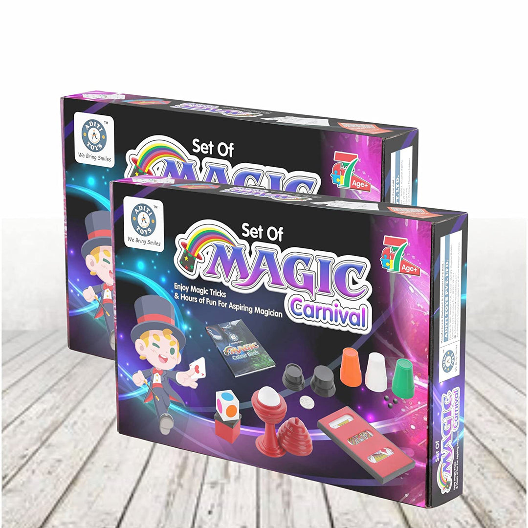Magic Game Set of Magic Carnival for Hours of Fun for Aspiring Magician Age 7+Years