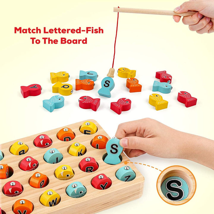 fishing game with magnetic