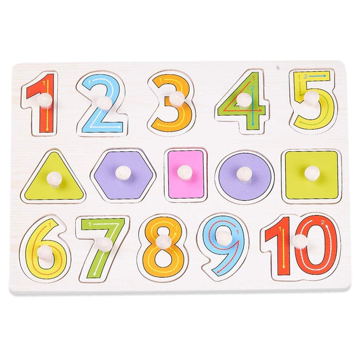 Wooden puzzle Color Learning Educational Board for Kids