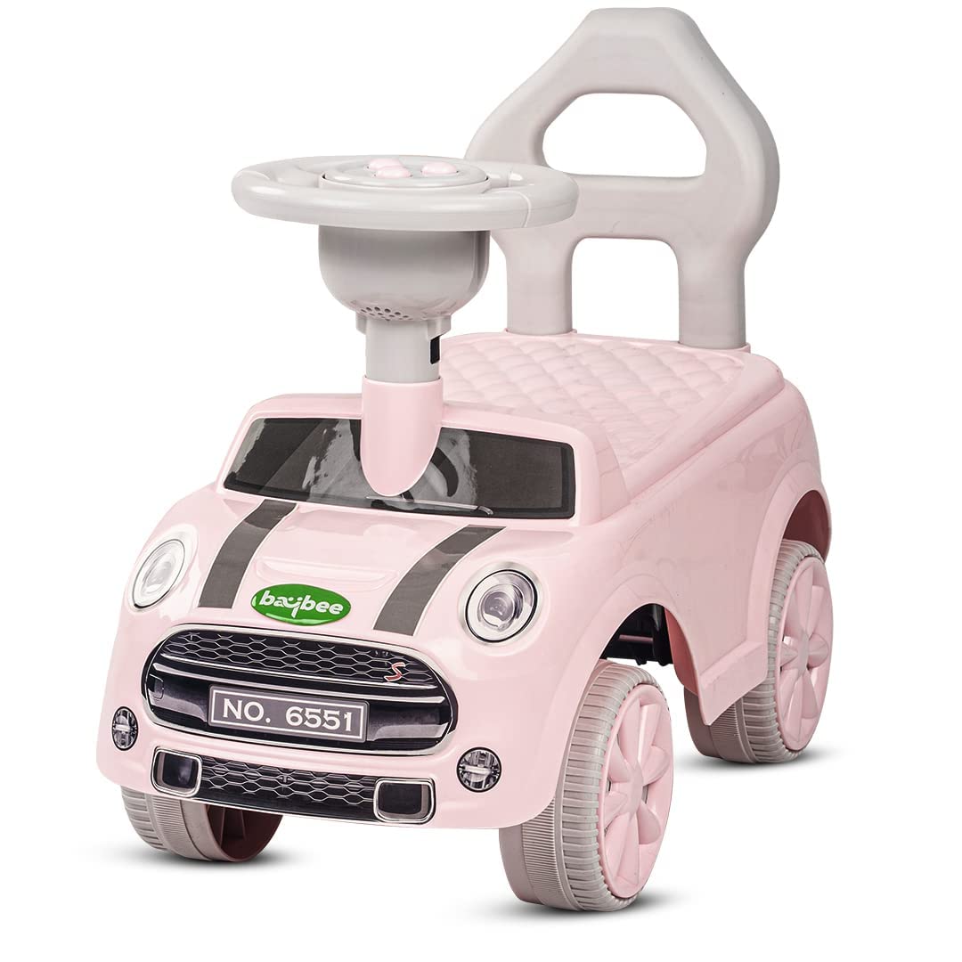 Cooper Baby Push Car Ride on Toy for Kids Rider Car with Music & Horn Button Car Non Battery Operated Ride On