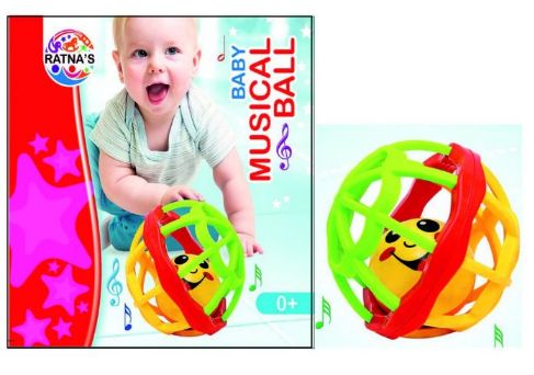 Ratna's Baby Musical Ball for Toddlers Age 6+ Months