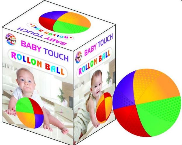 Ratna's Musical Rollon Ball for Baby/Infants Shape Sorting Sorter Toys for Kids Age 3+ Months