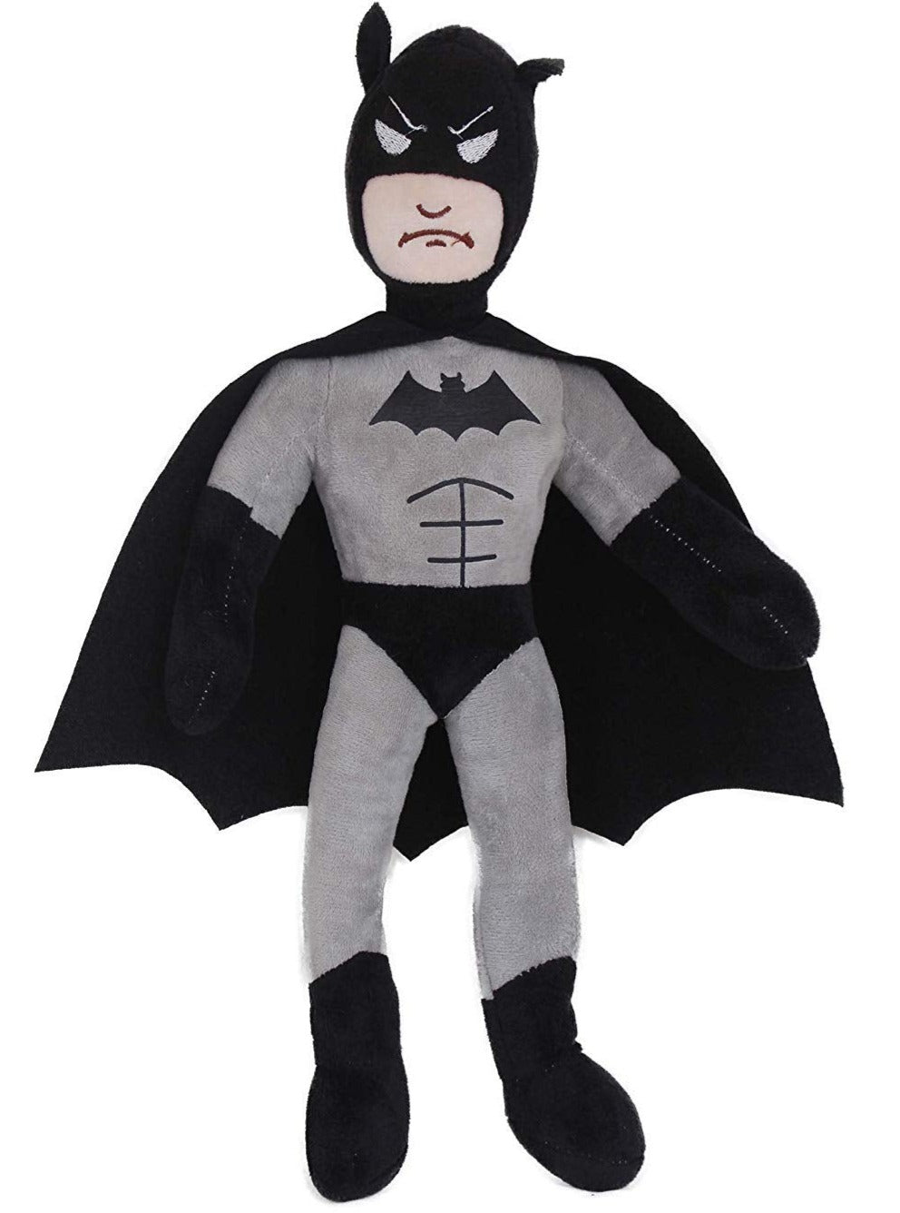 Plush Soft Toys for Boys/Girls Batman Super Hero Cartoon Character Soft Toy for Kids - 40 cm Black