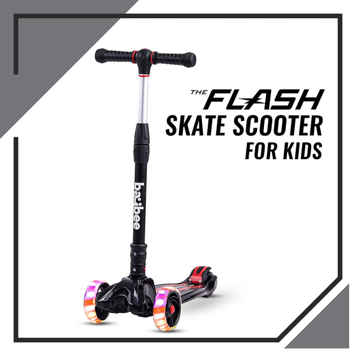 ST4 Flash Skate Runner Scooter for Kids, 3 Wheel Kids Scooter, Smart Kick Scooter