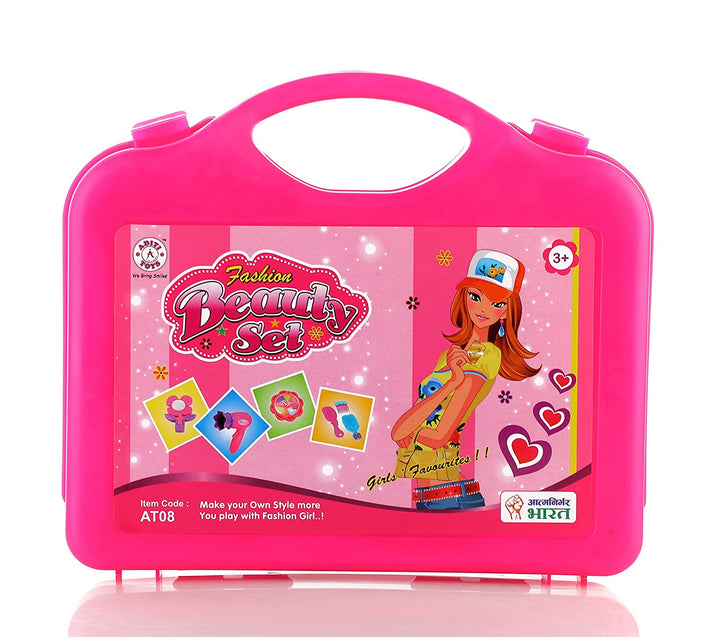 Aditi Toys® Beauty Make Up Toy Kit Set for Girls ,Pretend and Play ,Role Play Set Age - 3+ Years