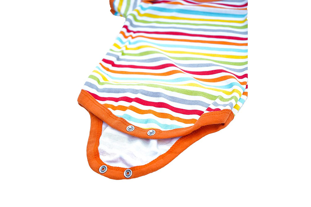 New Born Baby Multi-Color Half Sleeve Cotton Sleep Suit