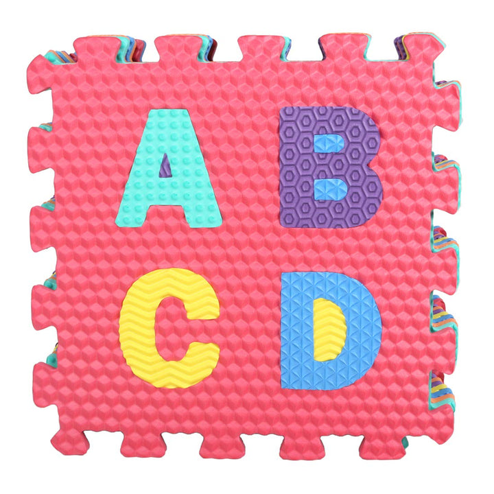 Multi colour Eva Mat for Kids Set of 10 Pieces A to Z Alphabet & 0 to 9 Numbers