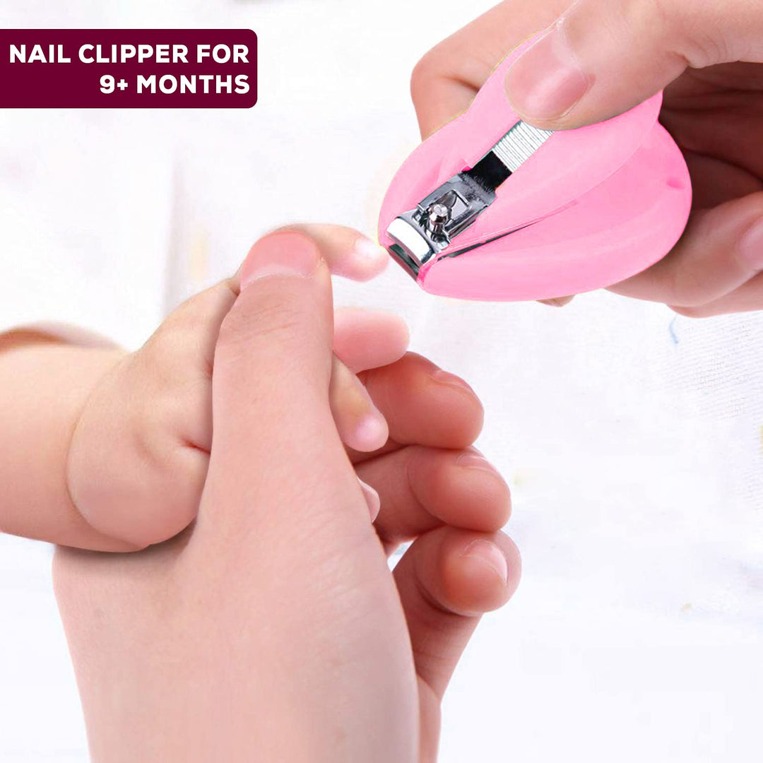 Baby Oval Nail Clipper Cutter with Skin Guard Nail Cutter Toddler Infant Care Newborn/Babies (Pack of 2)