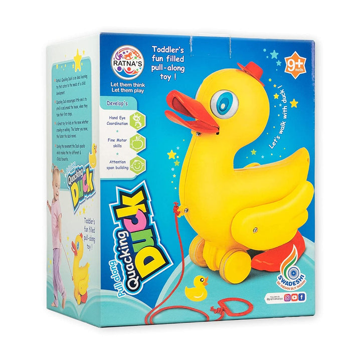quacking duck pull along toy