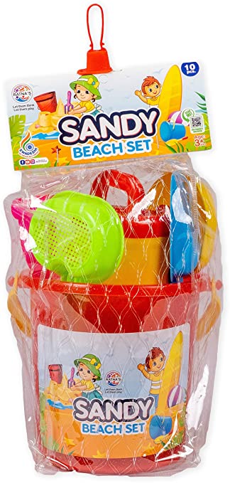 RATNA Play Set for Indoor & Outdoor Fun Sandy Beach Set (Multicolor)