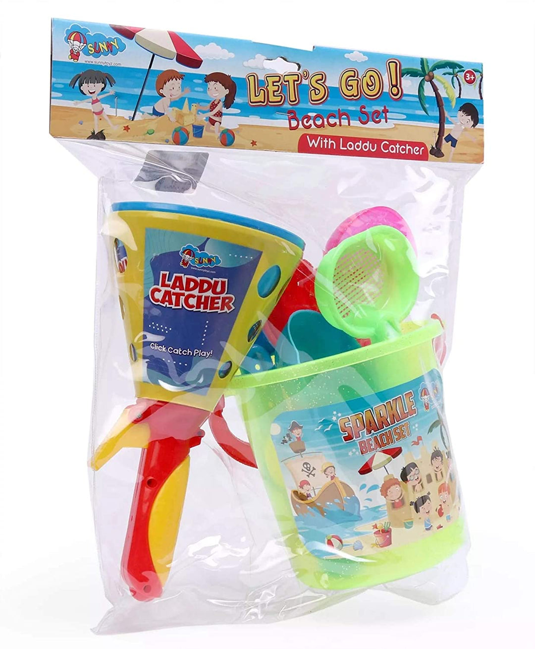 Sunny Toyz Let's Go Special Series Beach Toy Play Set - Multicolor Sand Beach Play Set for Kids/Toddlers Fun Sand Game, Boys & Girls Age - 3 Years+